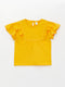 Crew Neck Short Sleeve Baby Girl T-Shirt
